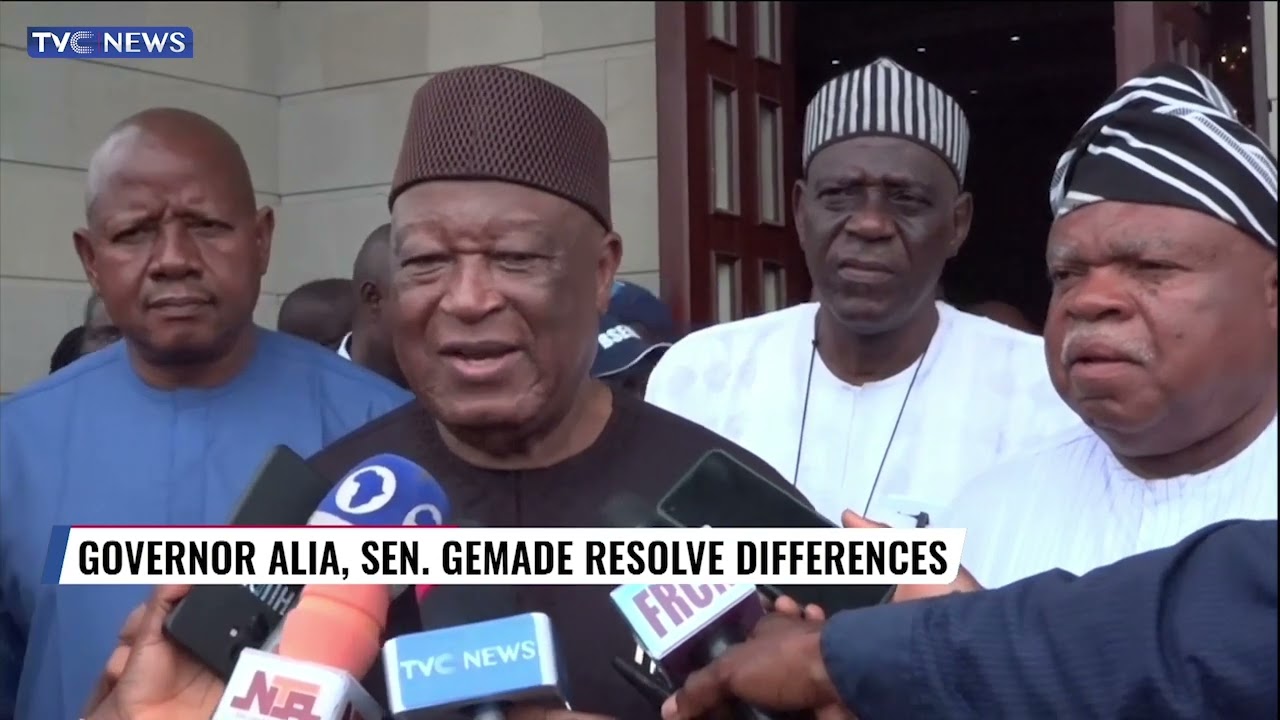 Benue State Governor, Alia, Senator Gemade Resolve Differences