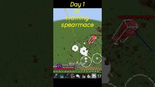 Day 1 of training spearmace #minecraft #gaming #bridging #macepvp #sound #spearmace