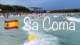 Sa Coma🏖️🌴Strand lässt viele Urlauberherzen höher schlagen😍4K MALLORCA🇪🇸spain #travel #video