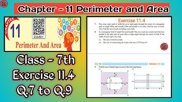 Q.7 to 9 | Class 7th | Ex 11.4 |Chapter 11 | Perimeter And Area | Math |  PSEB |