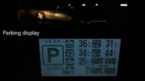 Trip computer video Daggauge video Engine start Digital gauge DPF/TPMS gauge Car scanner video