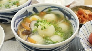 もちもちつるんっ！「ほっこりスープのじゃが豚だんご」のレシピ・作り方