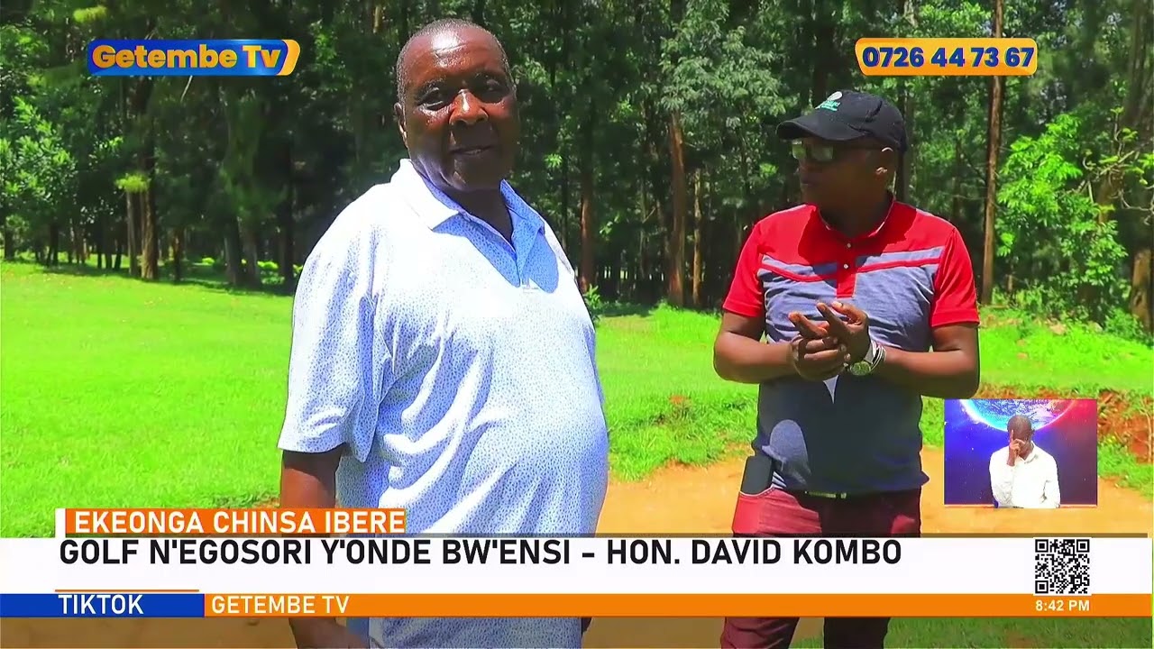 "Golf is not for the rich only but for everyone" South Mugirango's first MP David Kombo