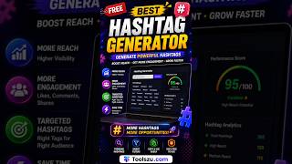 Best Free Hashtag Generator Tool 🔥 Generate Viral Instagram &amp; YouTube Hashtags #shorts