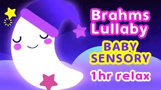 Baby Sensory video - Calming Bedtime Video 💤 [Sleepy Moon Clouds and Stars]