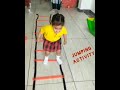 Jumping activities for kids | Jumping game | Pre school activities #balvatika #shorts #ytshorts