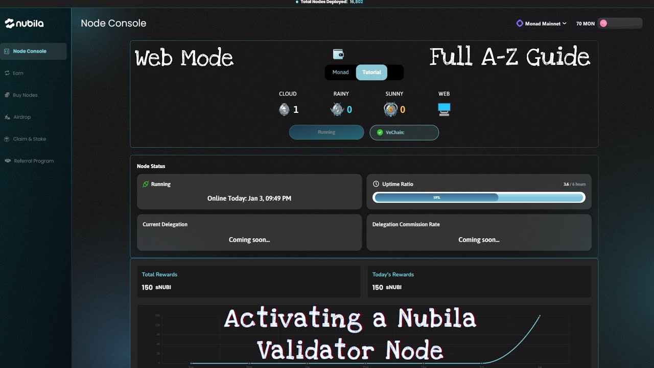 Activating a Nubila Validator Node | Web Mode Full A-Z Guide - YouTube