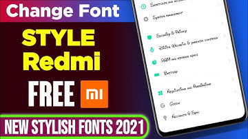 All Redmi Phones | redmi me font kaise change kare | mi phone me font style kaise change kare |