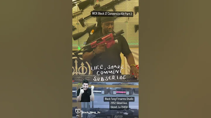 The MCK Glock 17 Conversion Kit part 2 #blackfangfirearmsstudio #mckglock17conversionkit #click