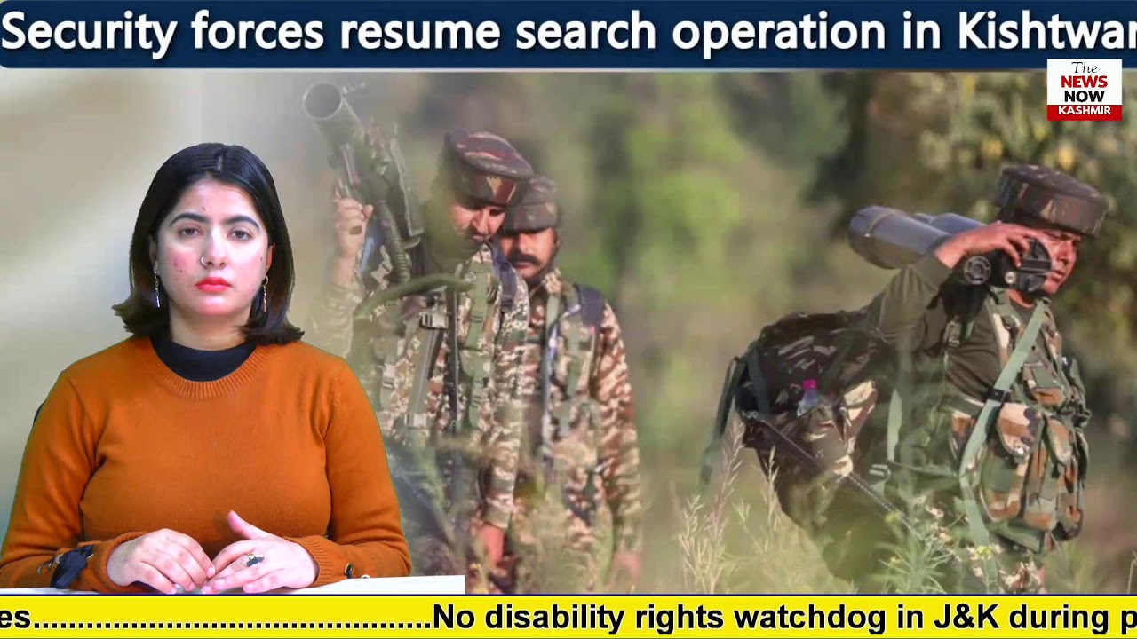 Security forces resume search operation in Kishtwar