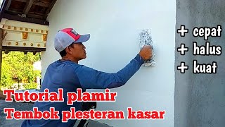 Download Lagu CARA PLAMIR TEMBOK PLESTERAN KASAR || cepat halus dan kuat MP3