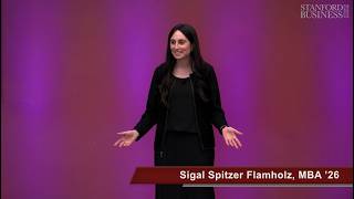 Why Are We Whispering   |  Sigal Spitzer Flamholz, MBA ’26 @stanfordgsb