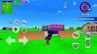 Skateboarding in Dude Wars: Pixel FPS Shooter screenshot 1