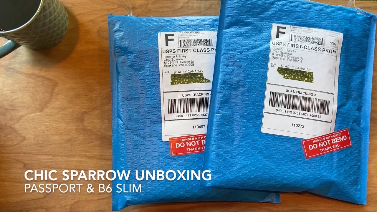 Chic Sparrow Unboxing/B6 Slim and Passport