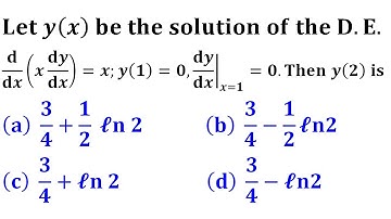 Solution of linear differential equation variable separable method IIT Jam 2016 Mathematics solution