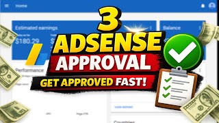 Get Google AdSense Approval Easily | No Rejection (Latest Method)