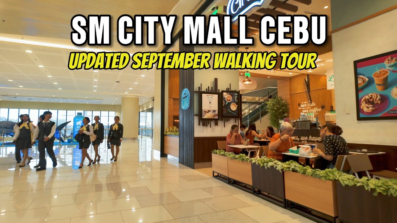 SM CITY CEBU MALL.  THE FIRST SM MALL IN CEBU. UPDATED WALKING TOUR 