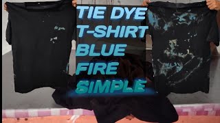 Tie Dye Blue Fire