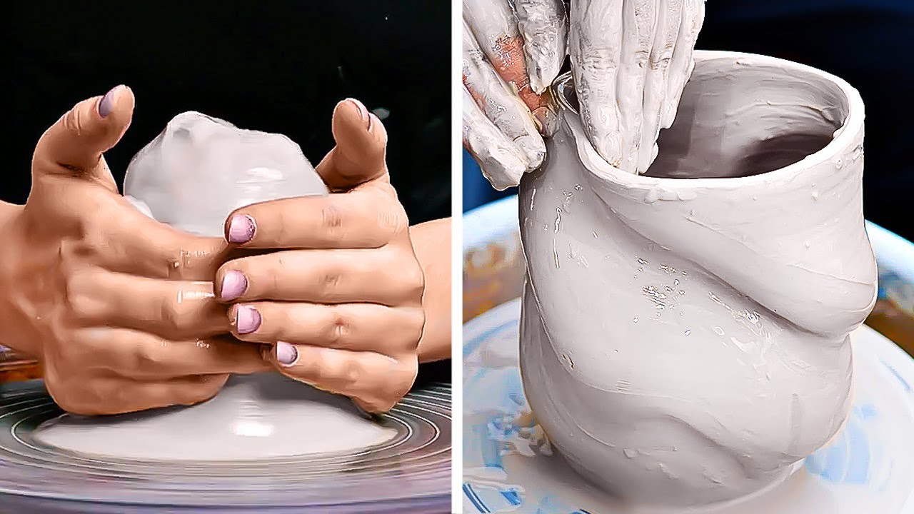 Relaxing Pottery And Clay Ideas || Satisfying Crafts And DIY Ideas