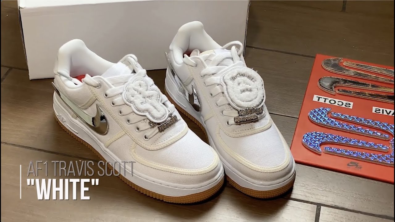 air force 1 white travis scott