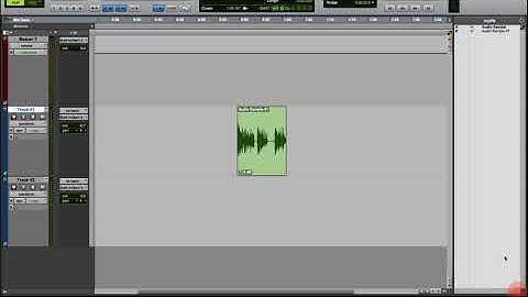 Pro Tools Basics 04: Interface Overview.
