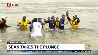 Sean Ash's polar plunge