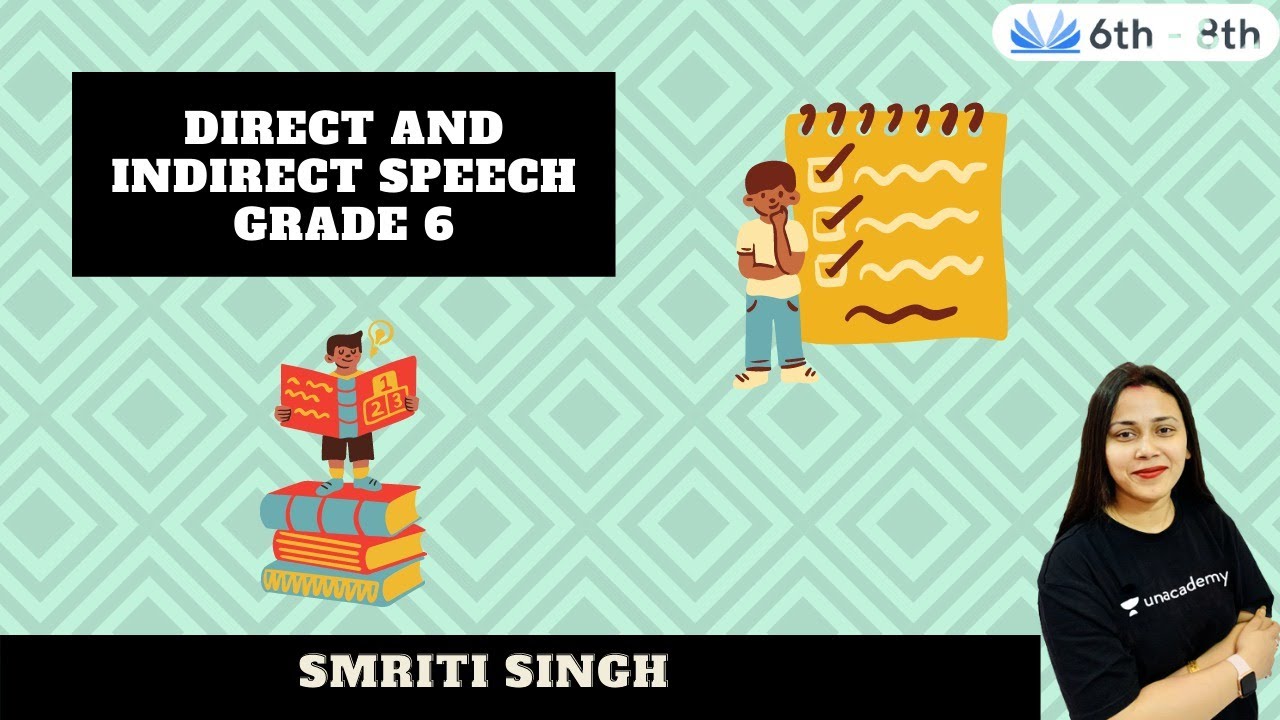 Direct and Indirect Speech grade 6 reporting command | English Junior ...