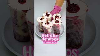 INICIA tu NEGOCIO ✅🤑 vendiendo estos HELADOS DE MORA 🫐🍦 deliciosos! 💖 #shortsviral #shortsfood