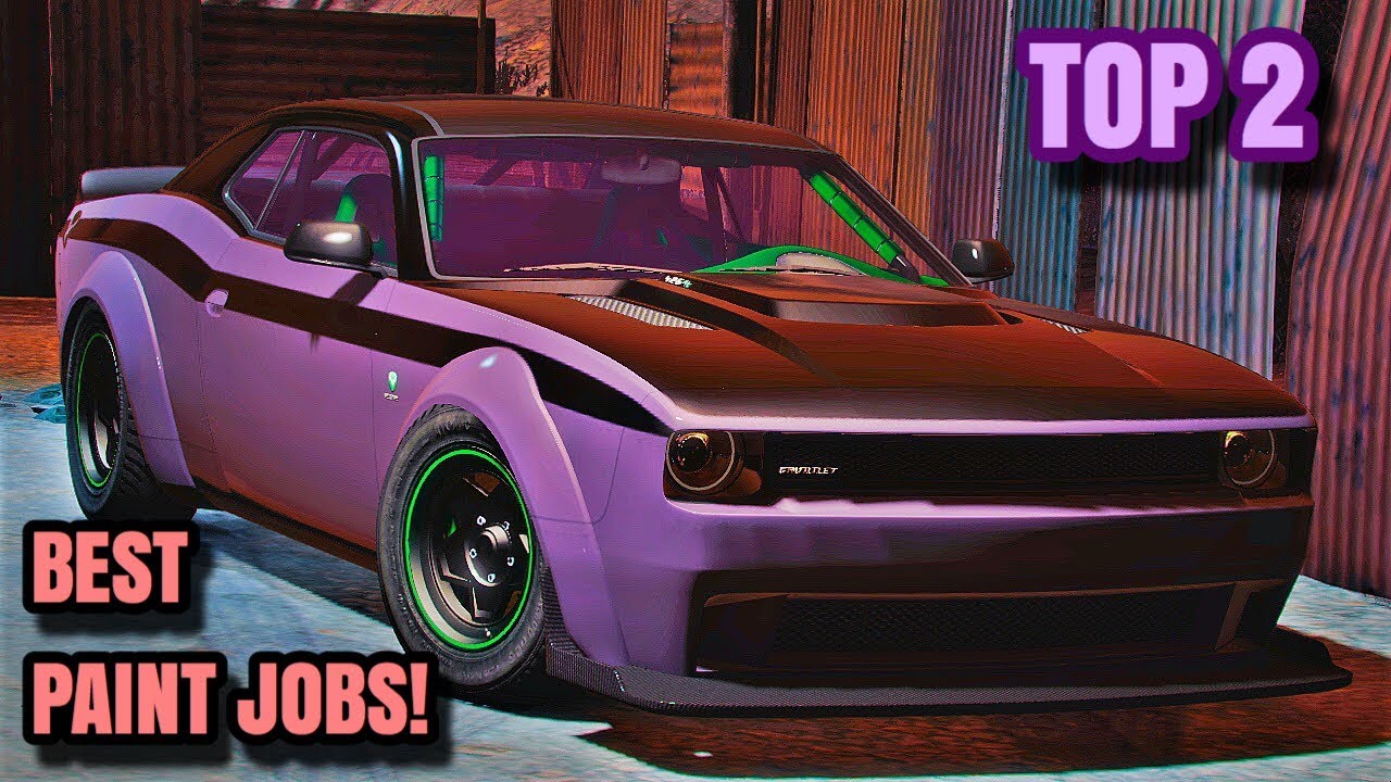 TOP 2 AWESOME PAINT JOBS FOR THE NEW CHALLENGER HELLCAT! ( GAUNTLET