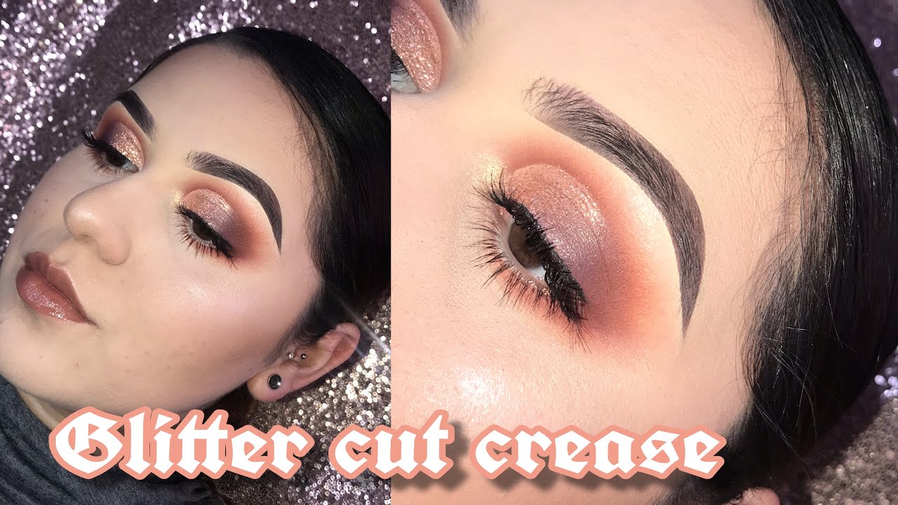 Glitter Cut Crease Prom, Bride, Quinceañera Eyeshadow | Kayla Martinez