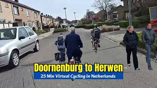 Virtual Cycling: Doornenburg to Herwen Netherlands 🇳🇱 | Netherlads Street 4K