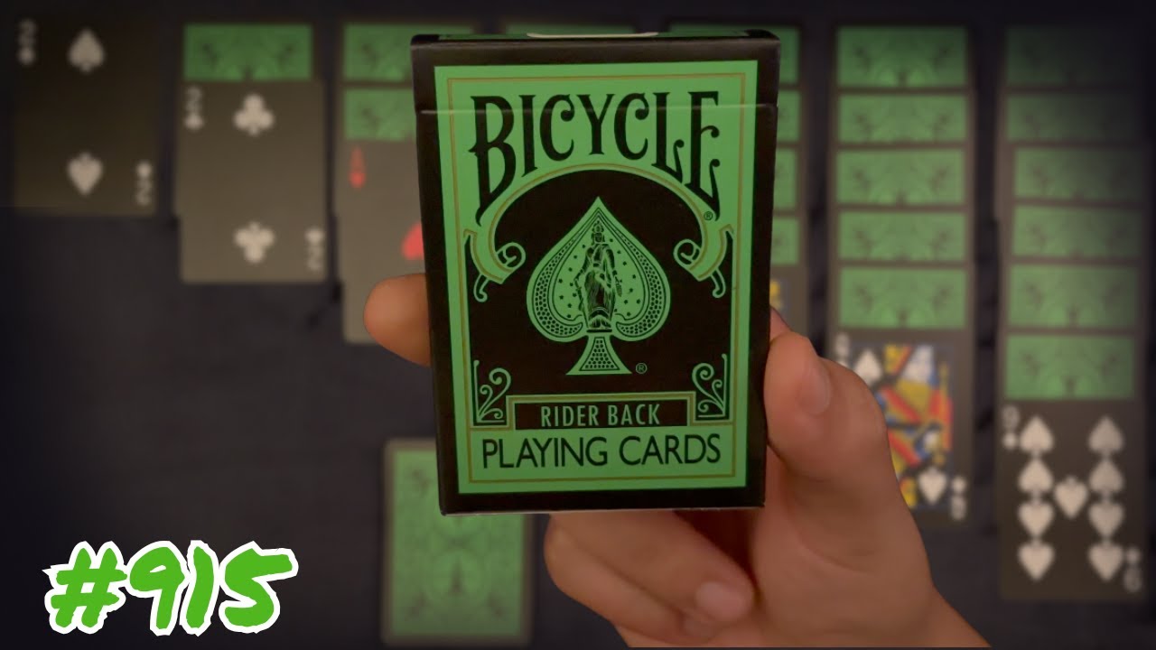 The Green Reverse Deck ~ ASMR Solitaire 