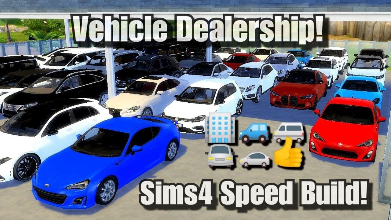 Sims 4 Speed Build! ( Malaysian AP Vehicle Dealership )
