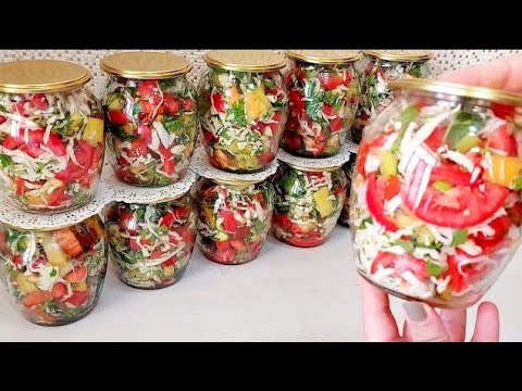 СЕКРЕТ ХРАНЕНИЯ❗БЕЗ УКСУСА❗САЛАТ КАК СВЕЖИЙ ЦЕЛЫЙ ГОД ! салат