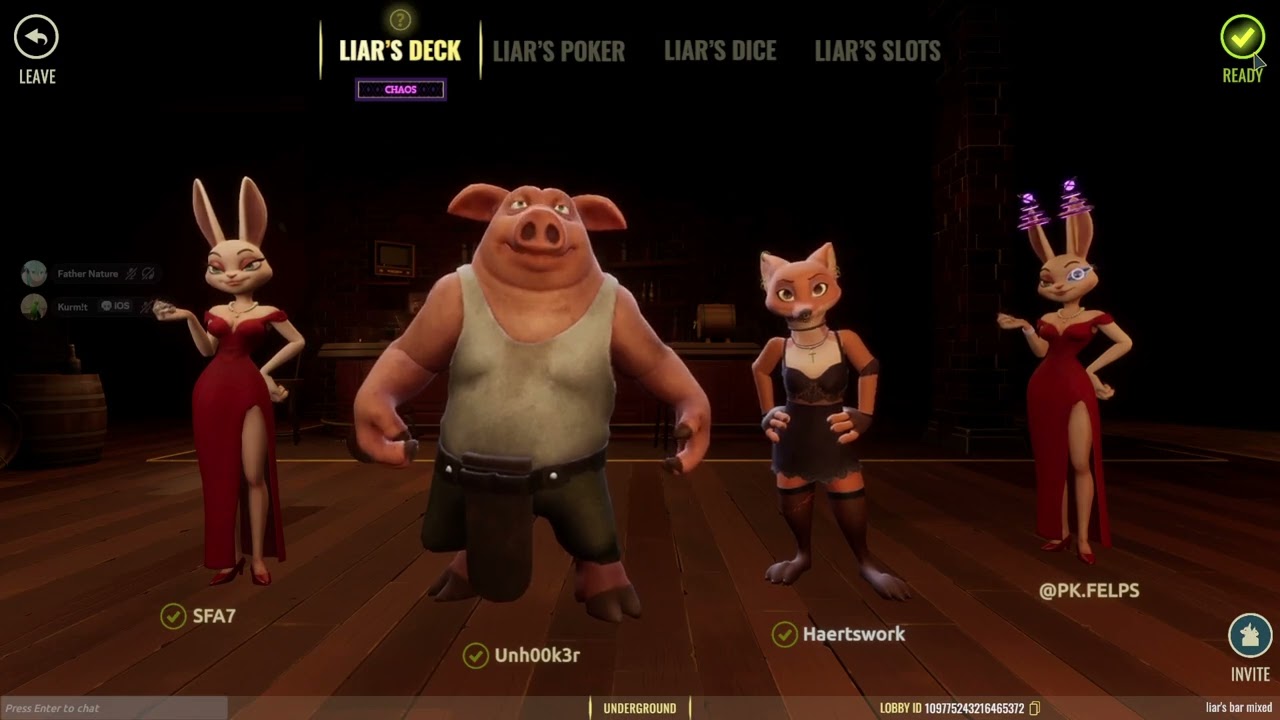 Liar's Bar part 2 (I'm secretly THE GOAT) ft.Unh00k3r