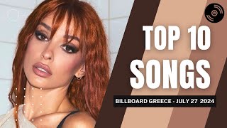 TOP 10 Songs Greece (Week of July 27, 2024)