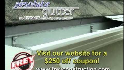 Frey Construction Absolute Gutters and Leafproof Gutter Protection