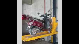 Hydraulic Bike Stack Parking – Single Pole Type