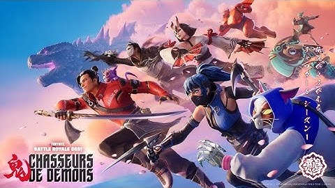 Bande-annonce de gameplay de Fortnite Battle Royale Chapitre 6 - Saison 1 : 鬼 Chasseurs de démons