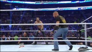 The Shield and 3MB barge in on Triple H's return to SmackDown: SmackDown, April 12, 2013