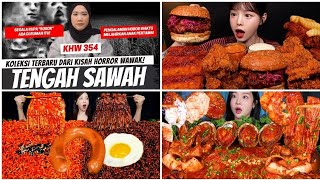 Khw  tengah Sawah  Nadia Omara X Korean Mukbang Asmr