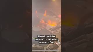 Urgent: Saltwater-Damaged Tesla Model X Sparks Fire Risk Alert