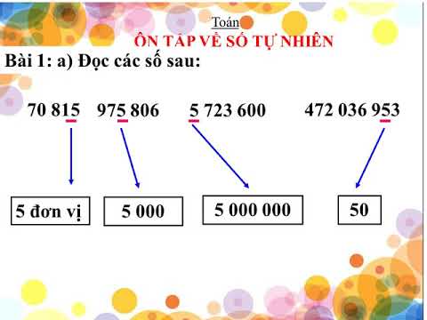 Toán lớp 5. Ôn tập về số tự nhiên_Trang 147, 148