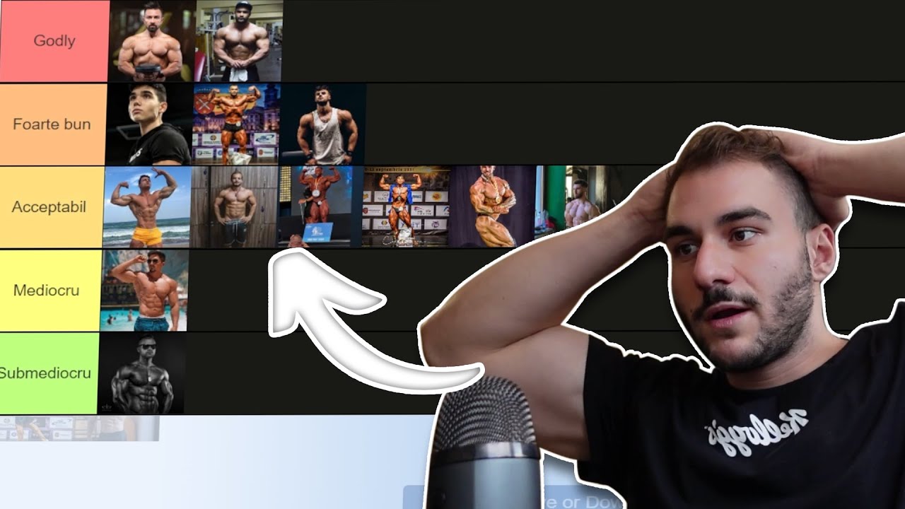 TIER LIST FITNESS INFLUENCERI ROMANI