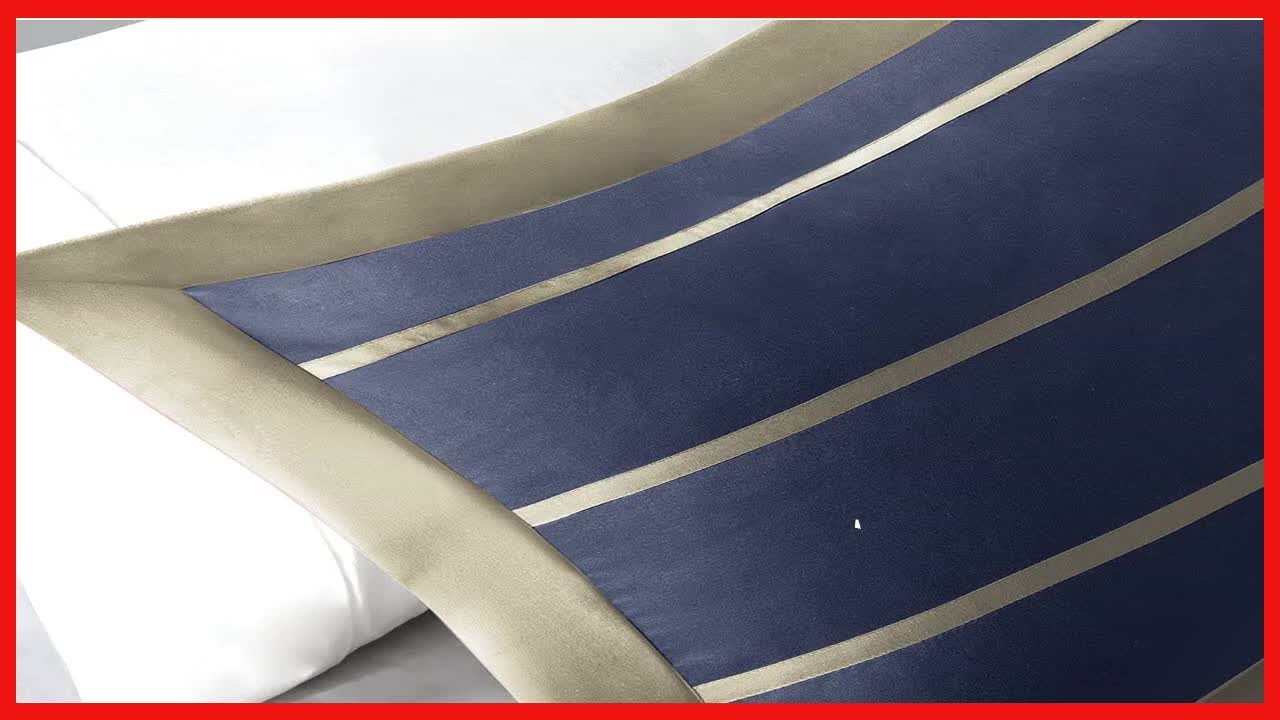 Mi Zone Ashton Casual Comforter Set, Vibrant Colorblock Design, Modern Bedding Geometric Stripes