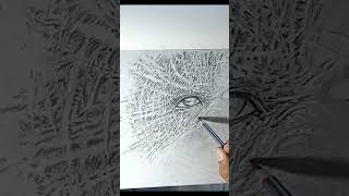 Okkio02#arteintrospectiva #disegno #inquietudine #creatività #arteterapia #drawing #art
