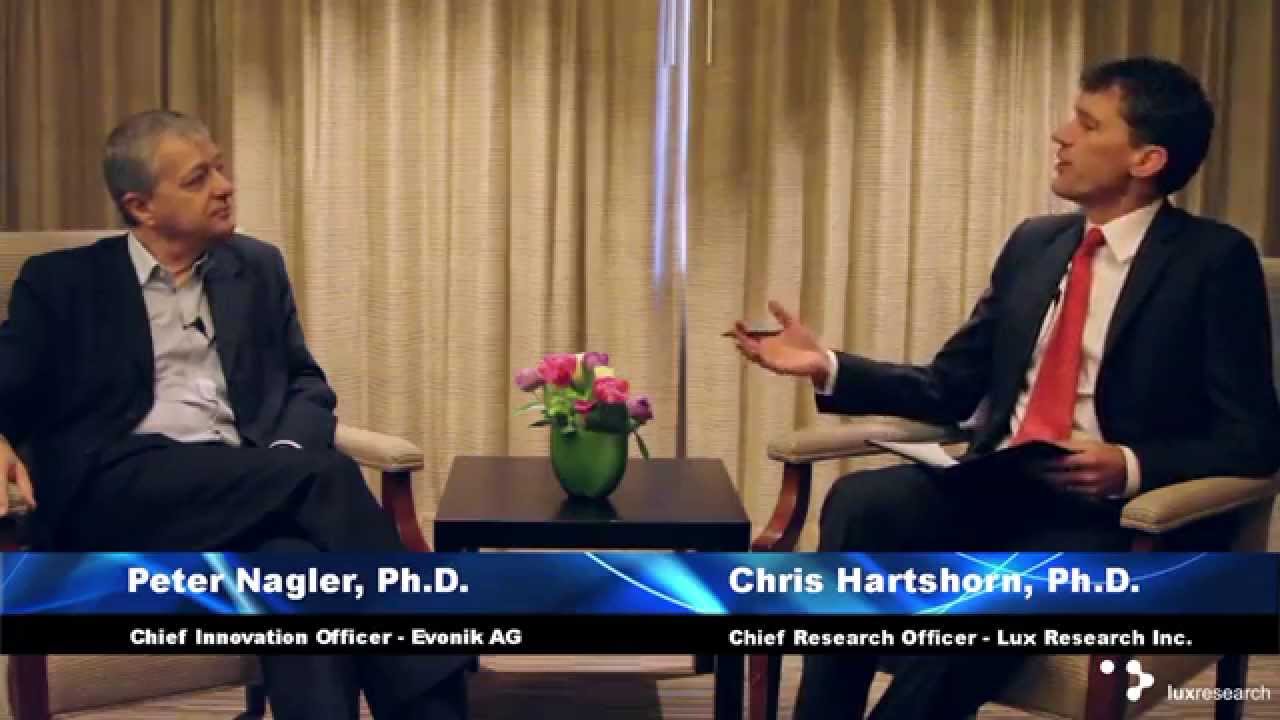 Lux Research Interviews Peter Nagler, Ph.D., Chief Innovation Officer at Evonik