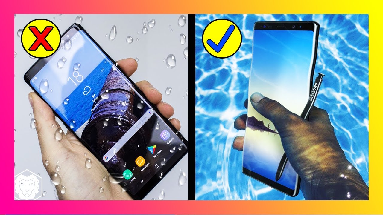 Los 7 MEJORES CELULARES CON PROTECCIÓN IP68! (2020) 💦🔥☑️