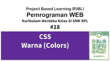 HTML CSS 18 Colors CSS  Kurikulum Merdeka Pemrograman Web Kelas XI SMK RPL