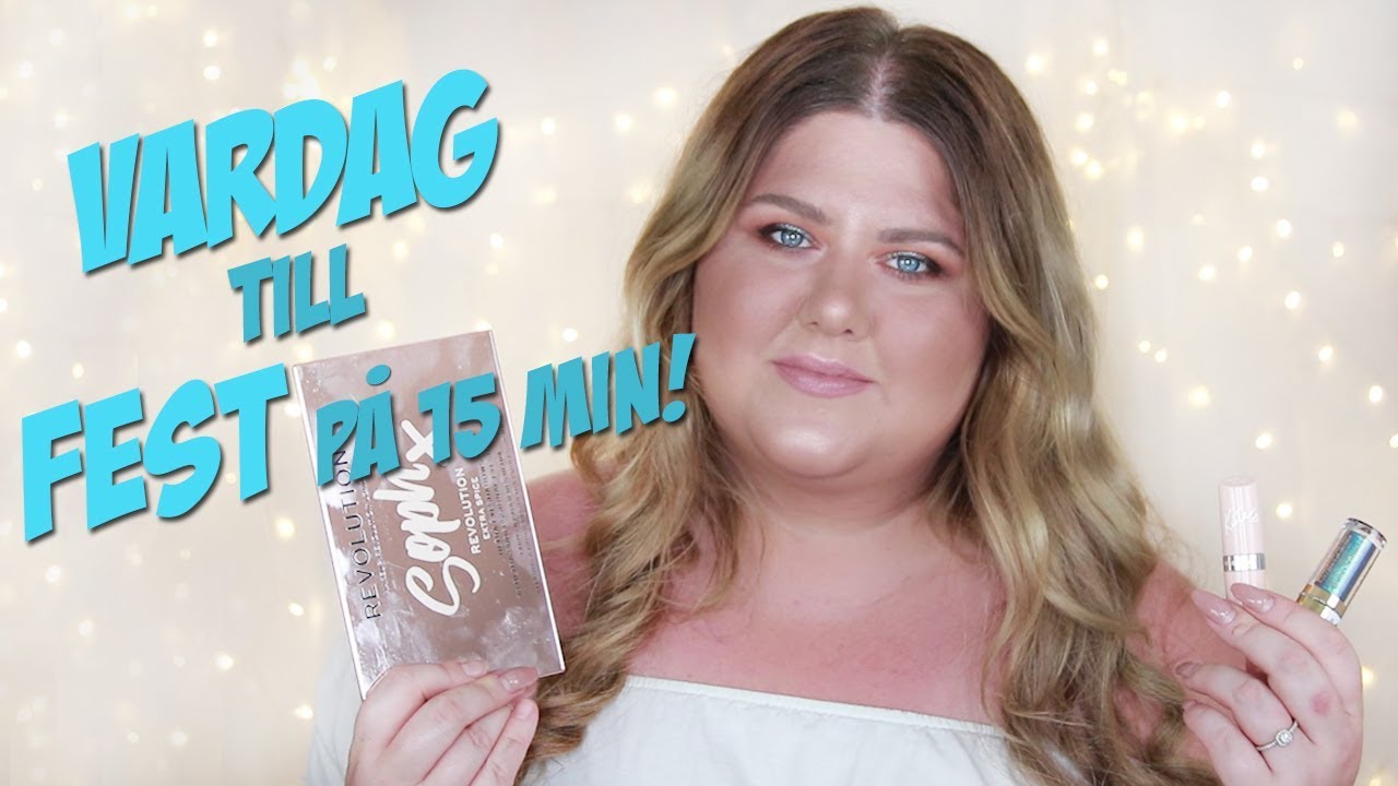 Från VARDAGS- till FESTSMINK på 15 MIN! | 99% BUDGETsmink från LYKO